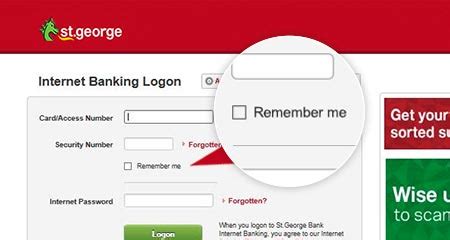 st george bank login online banking